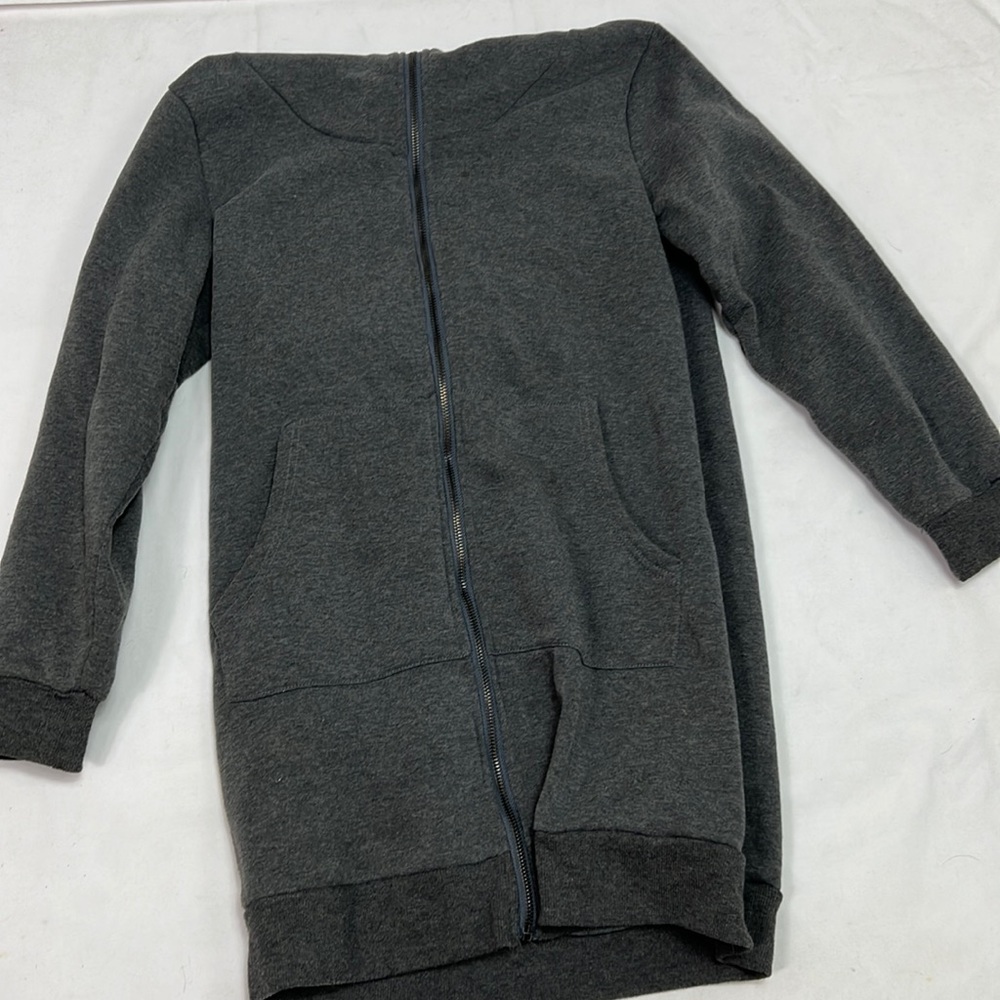 #1472 Z Avenue USA Casual Gray Zip-Up Jacket | Size: M